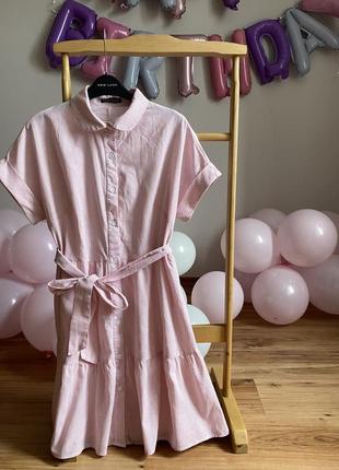 Сукня халат на ґудзиках shein l