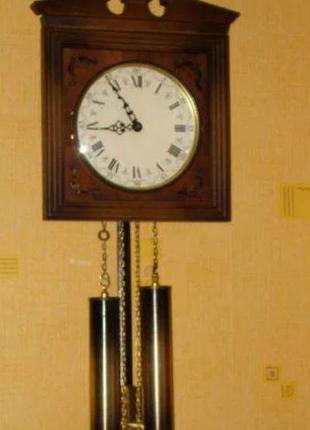 Настінні годинники e. schmeckenbecher west germany з півгодинним2 фото