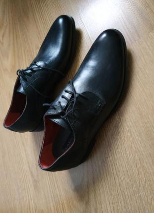 Кожаные новые туфли lasocki 40 размер1 фото