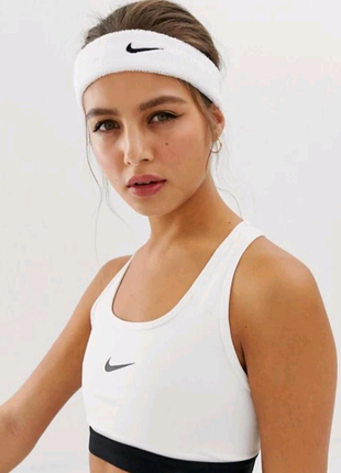 Nike пов'язаність язка на голову/headband nike in black4 фото