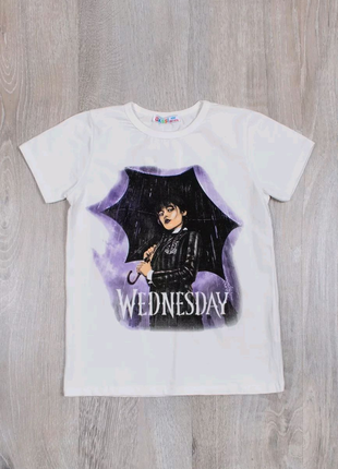 Дитяча футболка wednesday1 фото