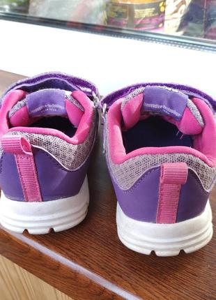 Кросівки на дівчинку, фіолетові, літні 242 фото