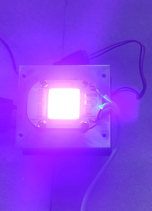 Uv світильник фітолампа-досвіток ультрафіолету 395 нм grow led 55