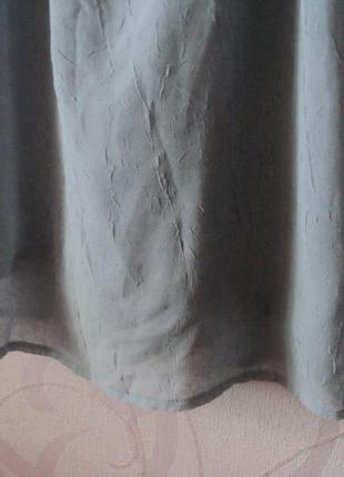 Серое платье в бельевом стиле3 фото