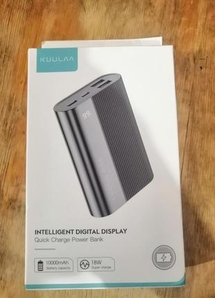 (п) kuulaa 10000 mah qc 3.0 + pd 3.0 powerbank павербанк зовнішні