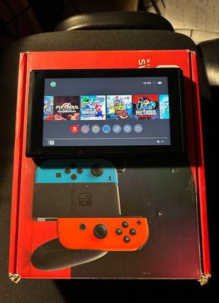 Nintendo switch v2 128 гб прошита (чіпована), +ігри