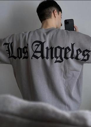 Los angeles black squad oversized sweatshirt (світшот)