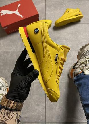 Puma roma x bmw triple yellow