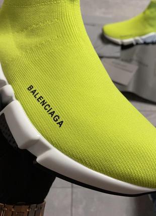 Balenciaga speed trainer yellow bb1 фото