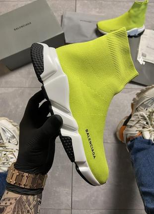 Balenciaga speed trainer yellow bb4 фото