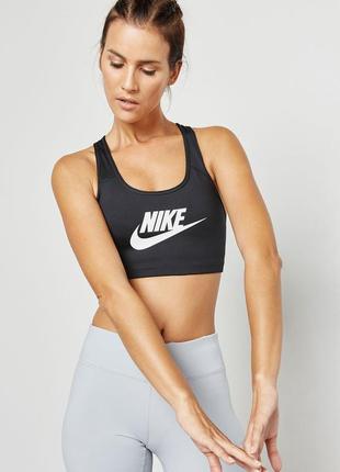 Топ женский спортивный для тренировки nike swoosh bra 36/с