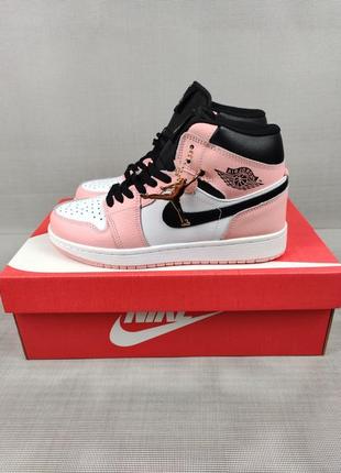 Nike air jordan 1 mid arctic orange2 фото