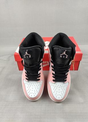 Nike air jordan 1 mid arctic orange7 фото