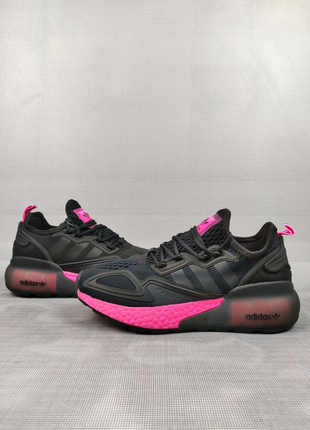 Adidas zx 2k boost black&pink3 фото