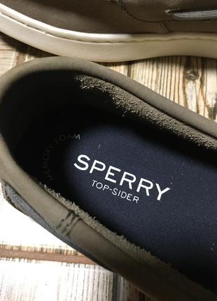 Оригинальные кожаные топсайдеры,мокасины sperry3 фото