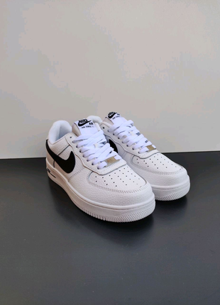 Nike air force 1 white&black1 фото