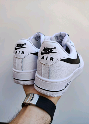 Nike air force 1 white&black3 фото