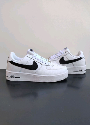 Nike air force 1 white&black5 фото