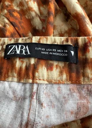 Zara хлопковые летние штаны.5 фото