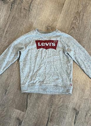 Світшот сірий levi’s xs