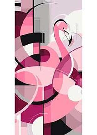 Картина по номерам розовый фламинго 40х80 см арт-крафт 13063-ac
