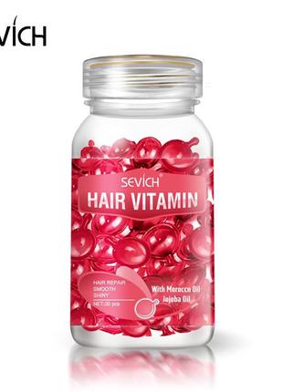 Капсули для відновлення пошкодженого волосся sevich hair vitamin1 фото