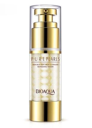 Крем для очей bioaqua pure pearls, крем для повік з перлами