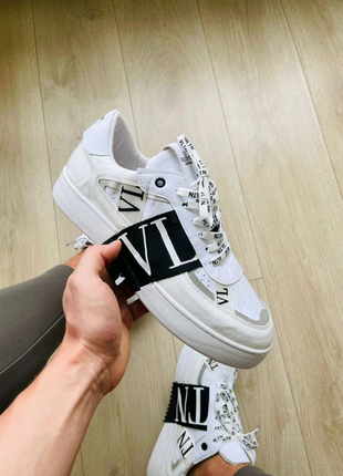 Кросівки valentino white2 фото