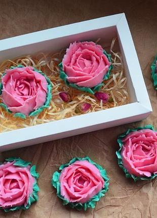 Натуральное мыло "роза"