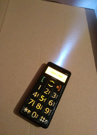 Телефон бабушкофон з великими кнопками та mp3 плеєром cefon 6380