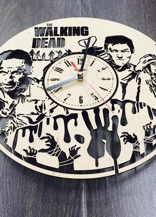 Настенные часы с оригинальным дизайном «ходячие мертвецы»2 фото