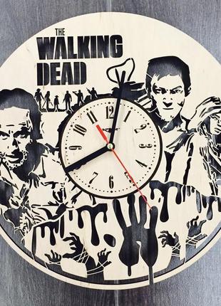 Настенные часы с оригинальным дизайном «ходячие мертвецы»1 фото