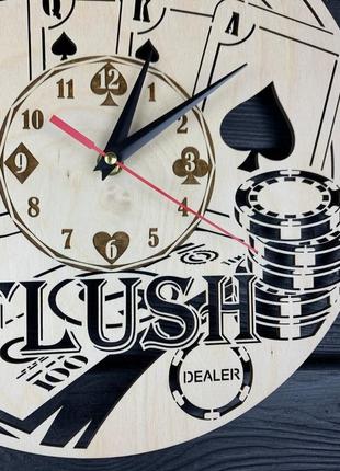 Настенные часы «покер» 4