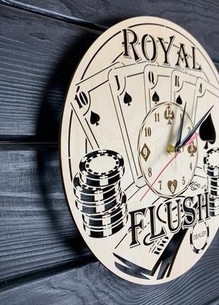 Настінні годинники «покер»2 фото