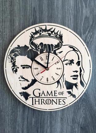 Концептуальные деревянные часы «игра престолов»