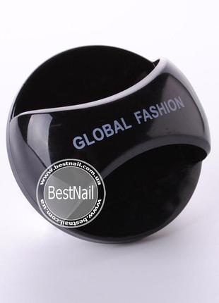 Щіточка для видалення пилу з нігтів global fashion (чорна)3 фото