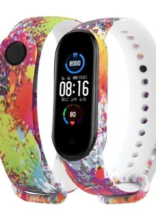 Ремінець mi band 5 mi band 6 дуже яскравий 🌈