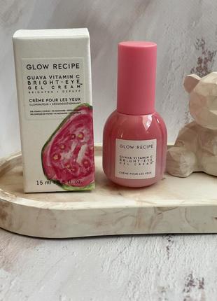 Крем-гель для кожи вокруг глаз glow recipe guava vitamin c bright-eye gel cream 15 мл