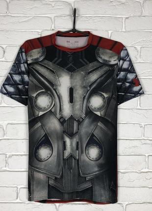 Термо компрессионная футболка under armour thor marvel