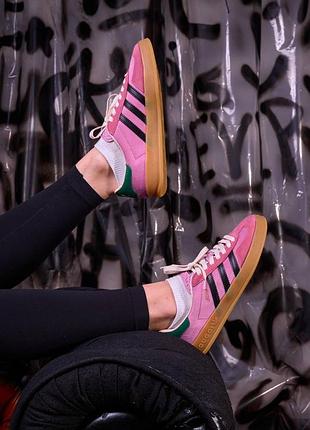 Adidas gazelle indoor bliss pink purple  || адидас газель розовые5 фото