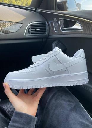 Кроссовки nike air force 1 07 white premium1 фото