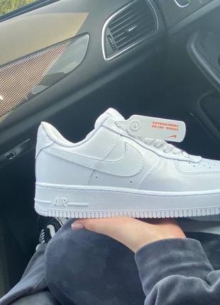 Кроссовки nike air force 1 07 white premium2 фото