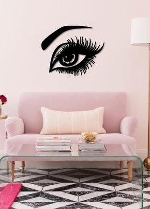 Дизайнерське настінне панно з дерева в салон краси