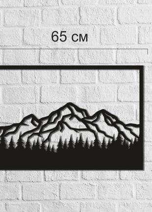 Тематична настінна абстракція з дерева «гори»