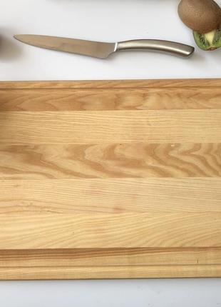 Кухонная деревянная доска на подарок супругам 30 х 20 см3 фото