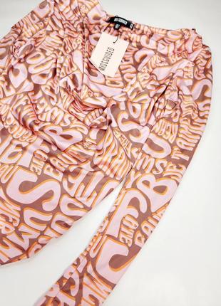 Вишукана асиметрична блуза з подвійної тканини5 фото