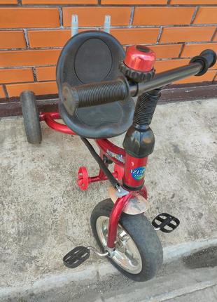 Триколісний велосипед червоний3 фото
