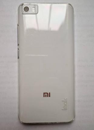 Качественный пластиковый прозрачный чехол бампер для xiaomi mi 53 фото