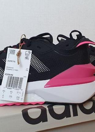 Оригинальные кроссовки adidas avryn black/pink us64 фото