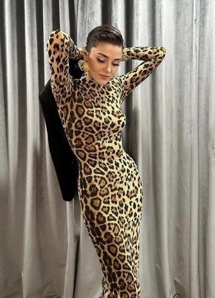 Сукня леопардова s